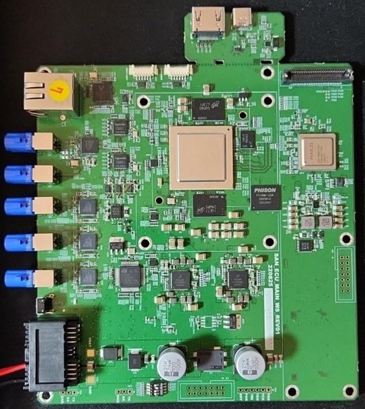 화물차 e-mirror 시스템 구성 또는 장비 사진